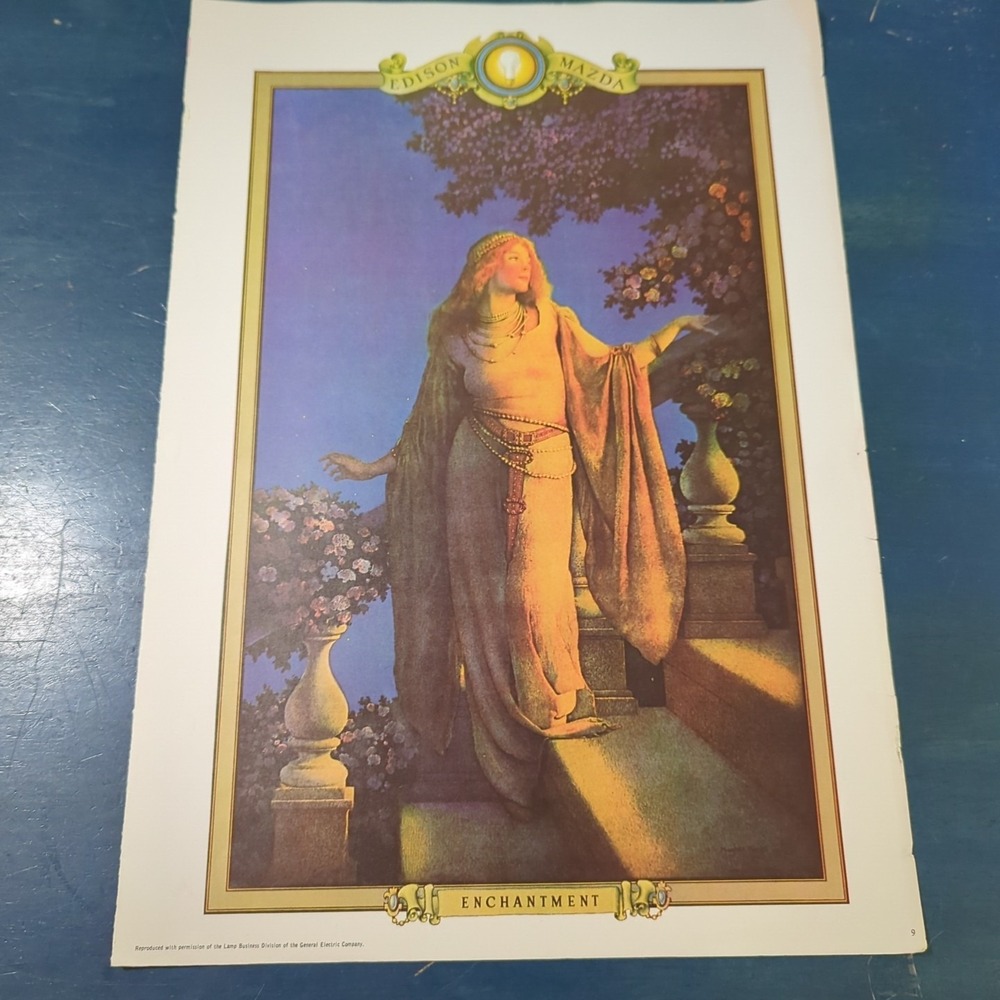 Maxfield Parrish  Print "Enchantment" 11.5 X‎ 16  1974